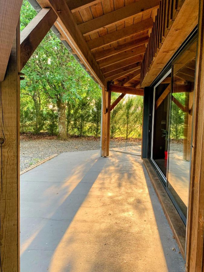 L Estanguet Maison Octogonale En Foret Rion-Des-Landes Bagian luar foto